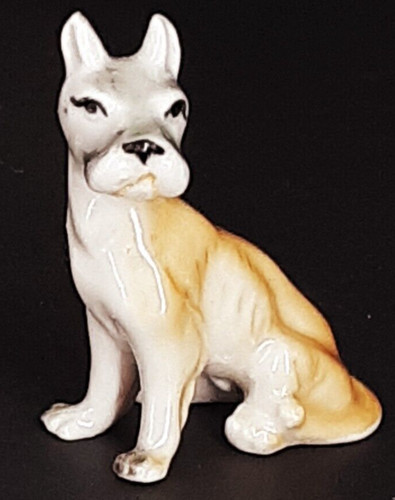Vintage boxer ceramic - vintage,