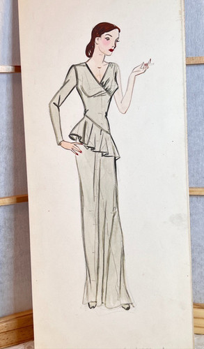 Vtg 1940s fashion design - vtg,