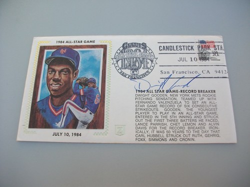 Dwight gooden signed - signed, 1984