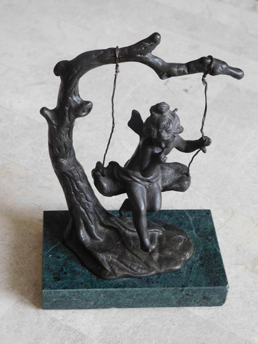Fairy cherub a tree - 6",