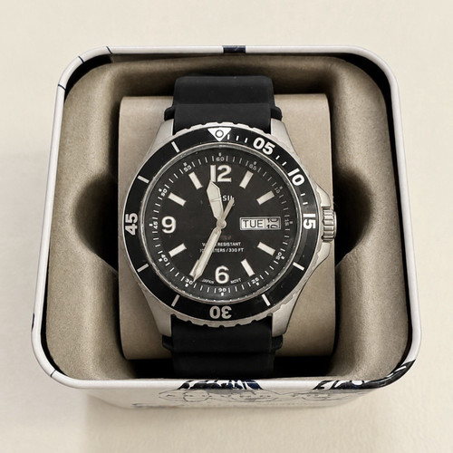 Fossil fs5689 men black - fossil,