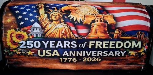 Magnetic patriotic mailbox - magnetic,