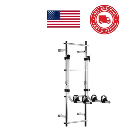 Black aluminum bike rack - aluminum,