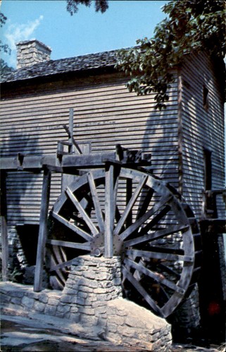 Restored grist mill - restored,