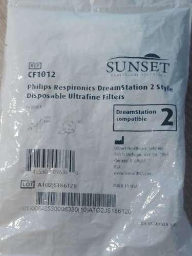 Sunset disposable cpap filters - sunset,