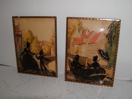 Vtg silhouette pictures - silhouette,