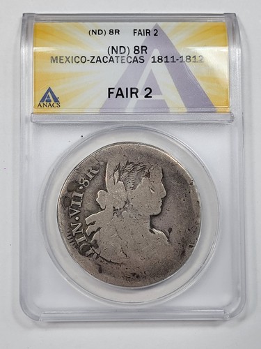 1812 zacatecas reales moneda - 1812,