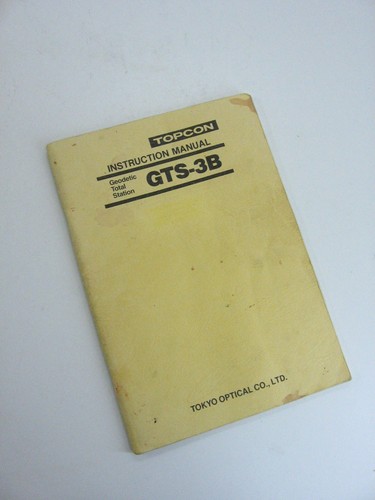 Topcon instruction manual - topcon,