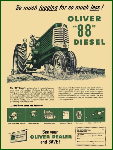 1960 oliver tractors new - oliver,
