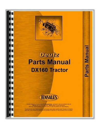 Deutz dx160 tractor parts - deutz,