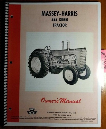 Massey harris 555 lp - harris, g/k/lp