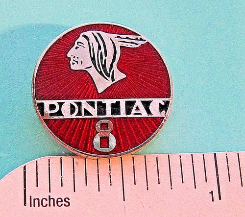 Pontiac logo hat pin - pontiac,