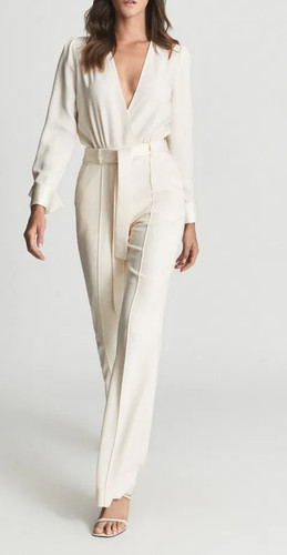 Reiss tuxedo jumpsuit size - reiss,