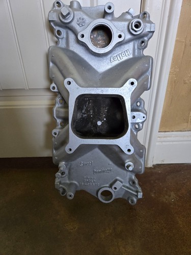 Holley intake manifold sbc - manifold,