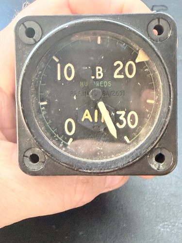 Ww2 raf air indicator gauge - raf, mk