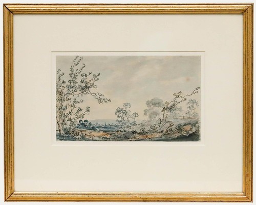 18th century watercolour - century,