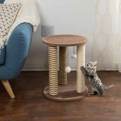 Cat scratching post perch - cat,