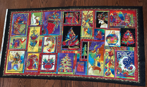 Laurel burch fabric cat horse - fabric,