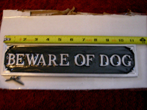 Cast iron beware of - cast, 11.5"