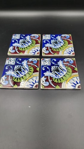 Set mexican tiles - 4, signed