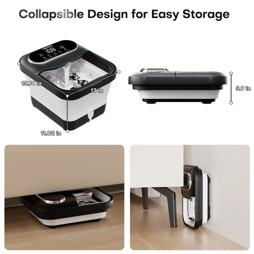 Collapsible foot spa electric - collapsible,