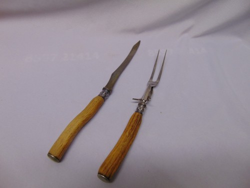 Vintage bone handle carving - vintage,