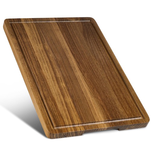 Teak cutting board for kitchen - cutting,