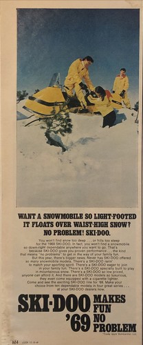 1969 ski doo snowmobile - 1969,