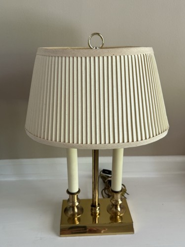 Vintage dual candlestick - dual, brass