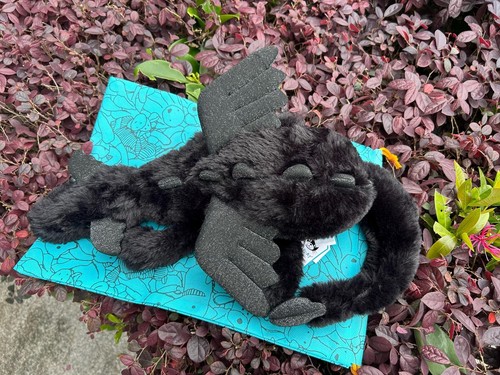 Jellycat onyx dragon - onyx, huge