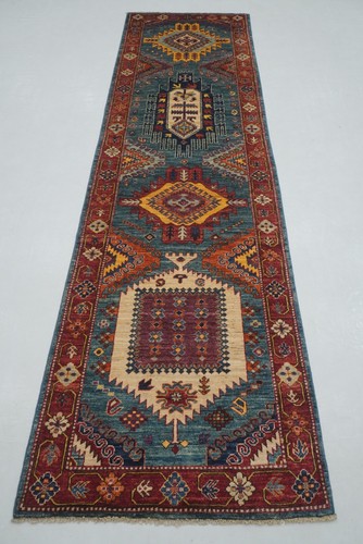 3x10 green malayer afghan - green,