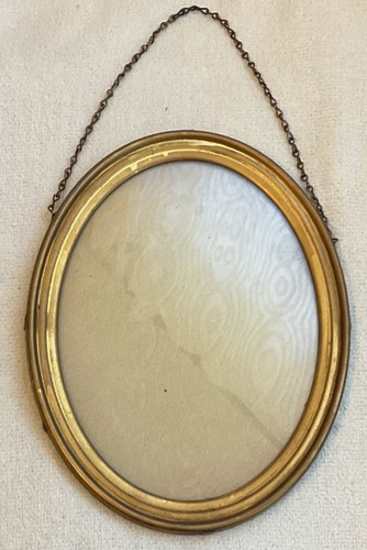 Vtg antique oval - vtg, frame