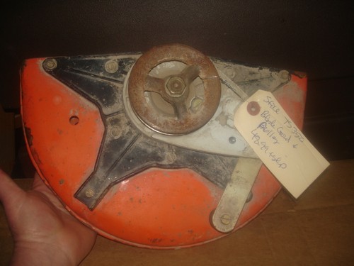 Stihl ts350 blade - cover, pulley