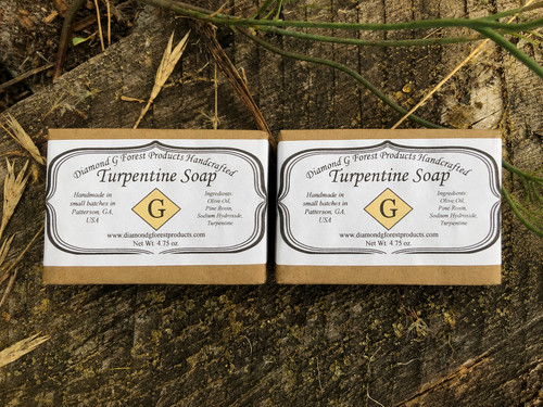 Turpentine soap 2 bars - soap,