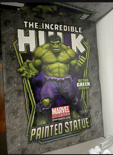 Marvel hulk retro painted - marvel,