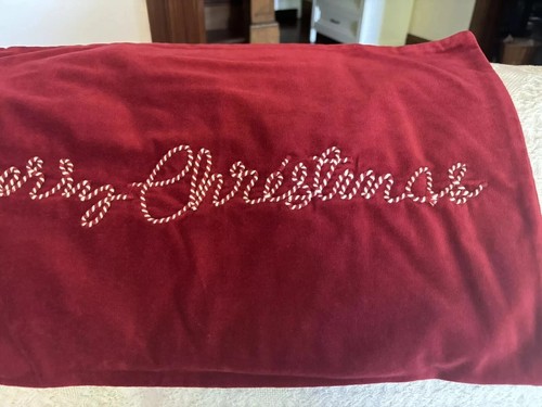 Pottery barn holiday pillow - pottery,