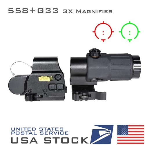 G33 magnifier 558 red - 3x, green