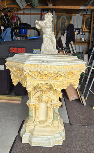 Antique daprato statuary - antique,