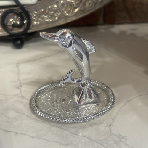 Vintage silverplated dolphin - vintage,