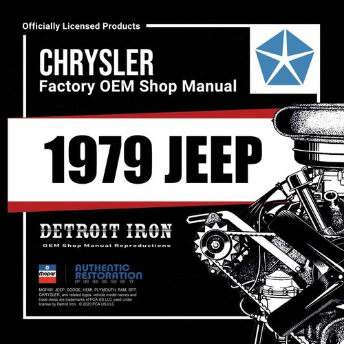 1979 jeep shop manual - jeep, service