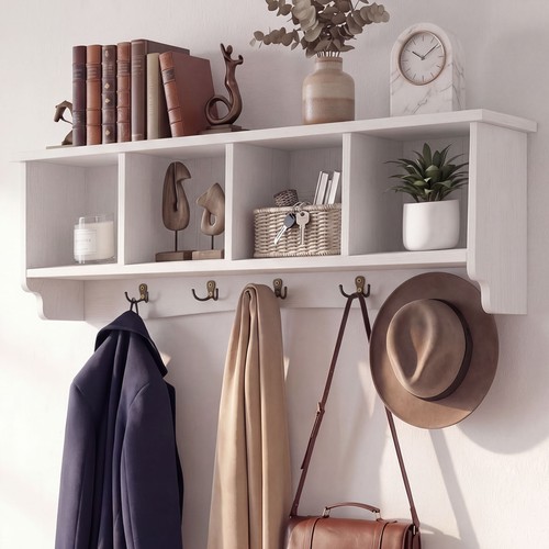Wall mounted coat - wall-mounted, with
