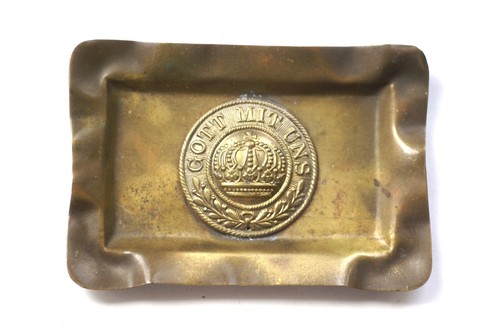 Ashtray trench art made - "trench,
