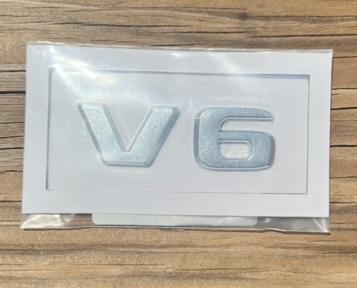 Chrome silver car - chrome, v6