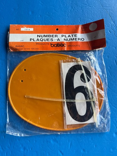 Original vintage bmx number - original,