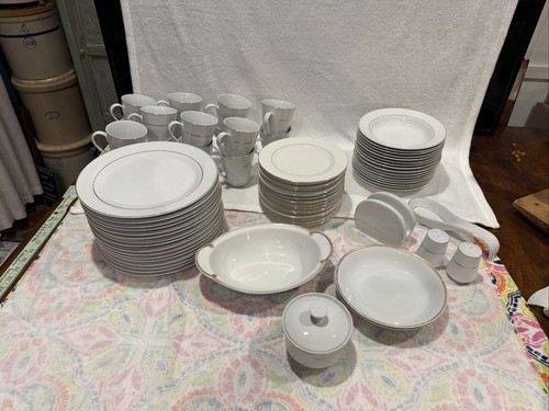 Vintage bone china - , white