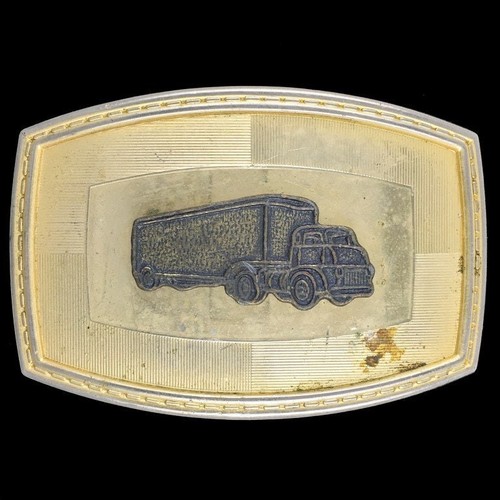 Vtg 80s semi truck driver - vtg,