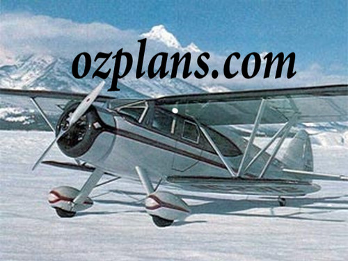 Waco cabin agc - biplane, 44"