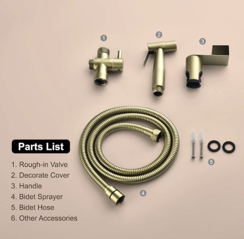 Bidet sprayer kit - kit, for
