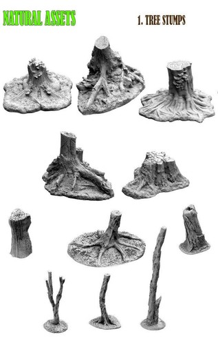 Resin wood forest scatter - forest,