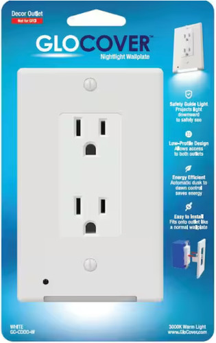Glo cover lighted wall - wall, plate